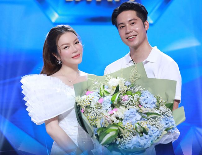 Lý Nhã Kỳ dừng lại ở mức bạn bè với chàng trai Việt kiều Đức 8 Cô và chàng trai Việt kiều Đức đã có khoảng thời gian gặp gỡ, trò chuyện ngoài đời sau khi quay hình.