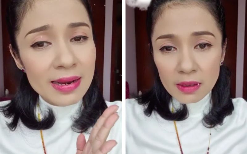 Việt Trinh lên tiếng khi bị đồn là có đại gia nuôi 6 viet-trinh-tren-song-livestream