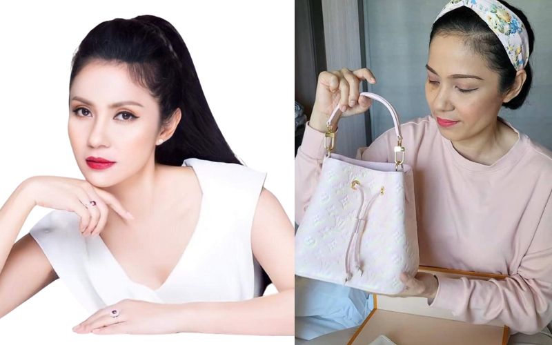 Việt Trinh lên tiếng khi bị đồn là có đại gia nuôi 10 viet-trinh-dang-hinh-dap-hop-tui-LV
