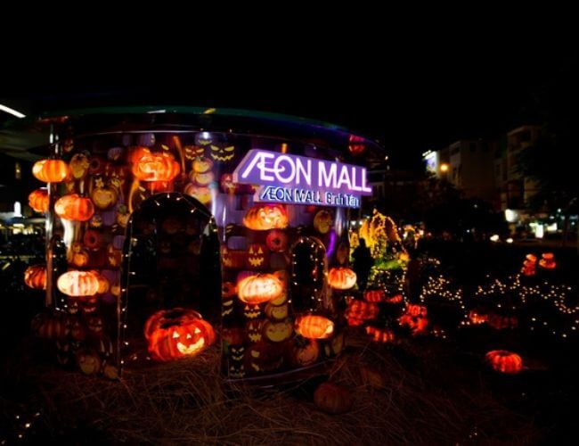 Không gian ma mị đậm chất Halloween ở AEON Mall Bình Tân.