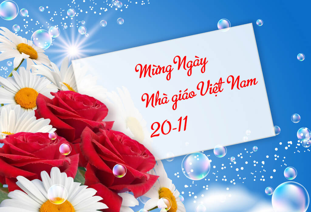 Tổng hợp 30+ ảnh đẹp mừng ngày Nhà giáo Việt Nam 82 ảnh đẹp thiệp 20/11