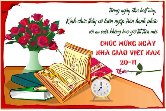 Tổng hợp 30+ ảnh đẹp mừng ngày Nhà giáo Việt Nam 103 thiệp chúc mừng 20/11 âm lich