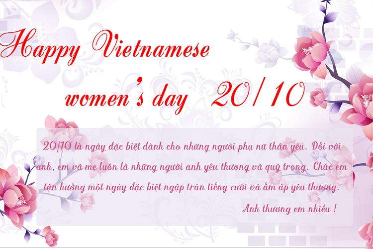 20+ mẫu thiệp chúc mừng ý nghĩa cho ngày Phụ nữ Việt Nam 20/10 17 thiệp chúc 20/10