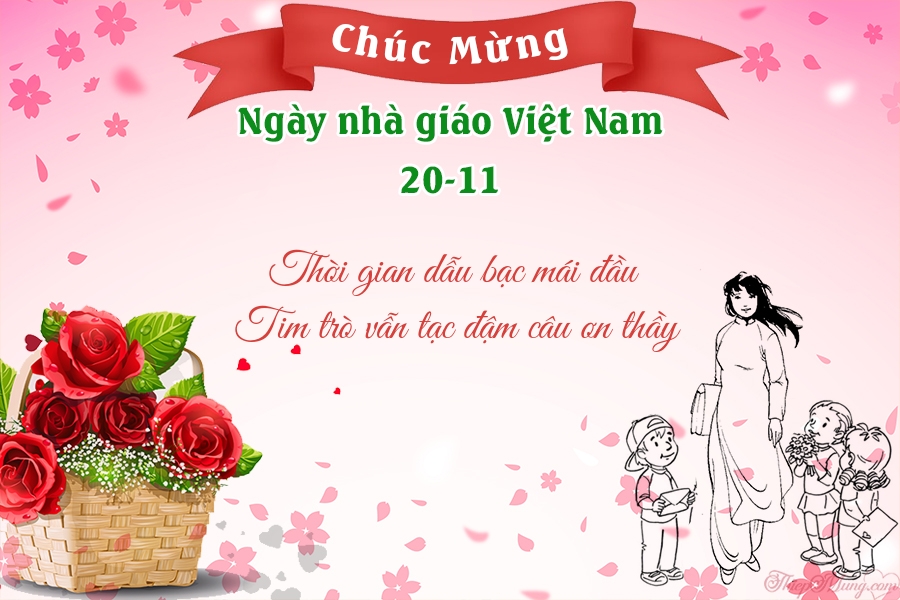 Tổng hợp 30+ ảnh đẹp mừng ngày Nhà giáo Việt Nam 111 thiệp hoa đẹp cho thầy cô nhân ngày 20/11