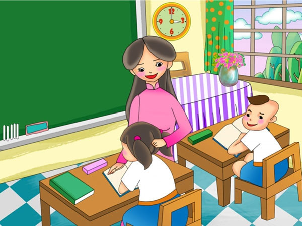 Tổng hợp 30+ ảnh đẹp mừng ngày Nhà giáo Việt Nam 139 Tranh vẽ cô giáo ngày 20/11