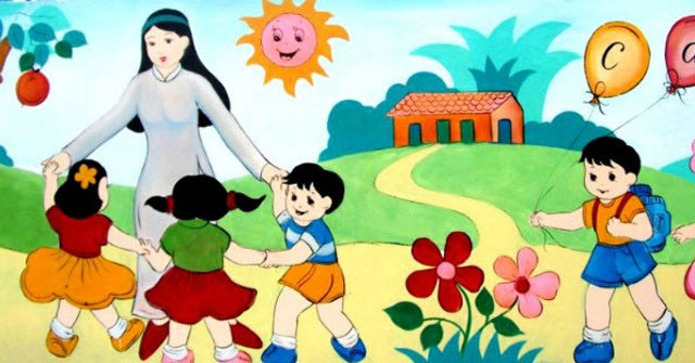 Tổng hợp 30+ ảnh đẹp mừng ngày Nhà giáo Việt Nam 147 vẽ tranh mừng 20/11