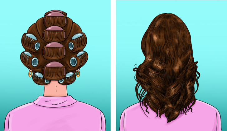 4 cách cuốn lô tạo mái tóc xoăn mềm mại không hư tóc - 5