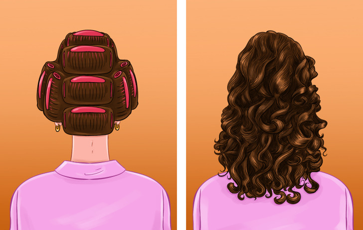 4 cách cuốn lô tạo mái tóc xoăn mềm mại không hư tóc - 7
