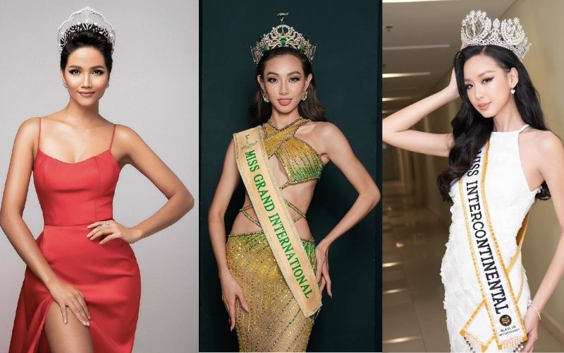 Người đẹp Việt Nam dần khẳng định vị thế trên đấu trường nhan sắc quốc tế 6 Người đẹp Việt Nam dần khẳng định vị thế trên đấu trường nhan sắc quốc tế khi đạt được thành tích cao vào những năm gần đây.