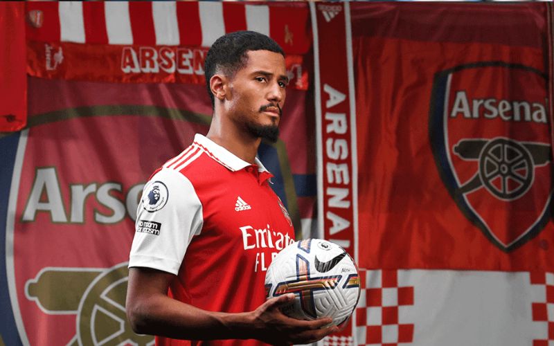 Sao Arsenal có thể thay suất của Varane ở tuyển Pháp dự World Cup 2022 6 William Saliba là một trong 4 cái tên sẽ được lên đá World Cup 2022
