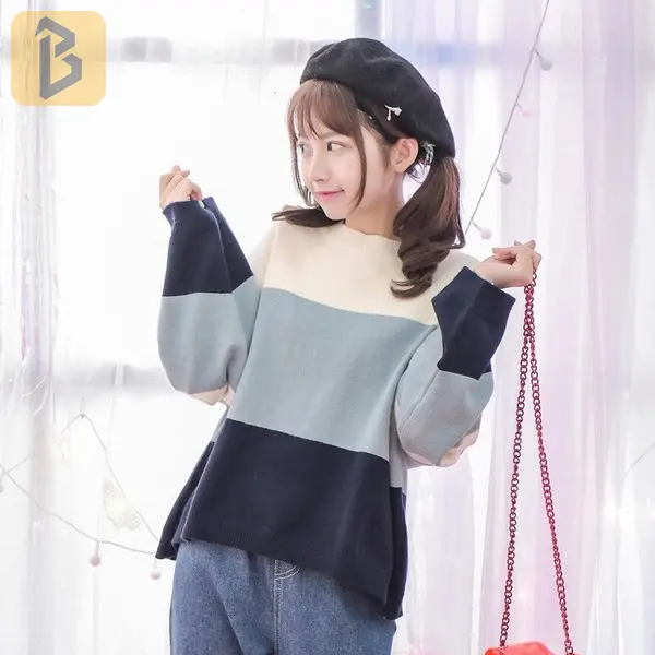 3 kiểu áo len cho nàng mặc đẹp suốt mùa đông 10 3 kiểu áo len cho nàng mặc đẹp suốt mùa đông - ao len ke ngang tinh te result