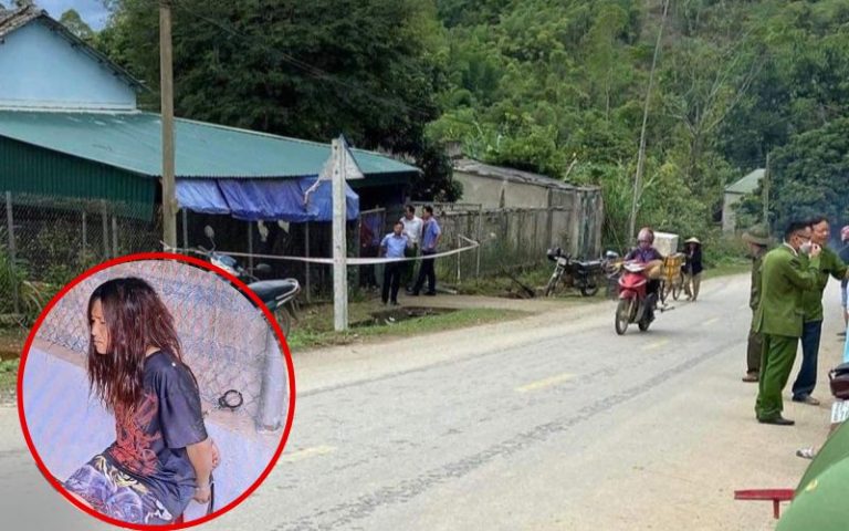 Con gái dùng dao chém lìa đầu cha ruột