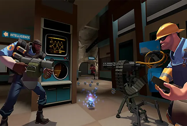 Team Fortress 2 mang đến âm nhạc nền với nhịp độ nhanh