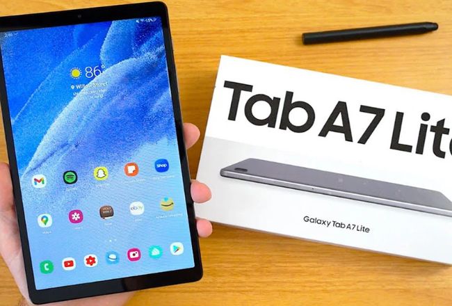 Top 6 máy tính bảng giá rẻ có chip khỏe, cấu hình mạnh, pin trâu 6 Máy tính bảng Galaxy Tab A7 Lite